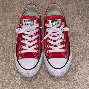 Red converse size 6.5